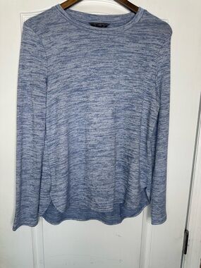 Banana Republic Light Blue Marled Knit Top